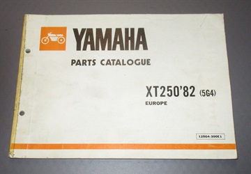 Yamaha XT 250 82 part list